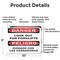 Signmission Look Out For Forklifts Bilingual, 10 in W x Rectangle, Aluminum OS-2PACK-DS-A-710-L-19425 - alternate 5